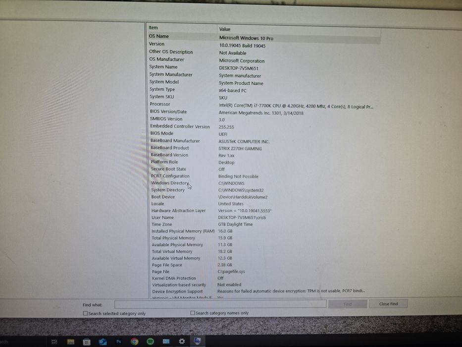 Setup Gaming Complet i7 7700k - GTX 1050 TI MSI - SSD 1TB - 16 GB RAM