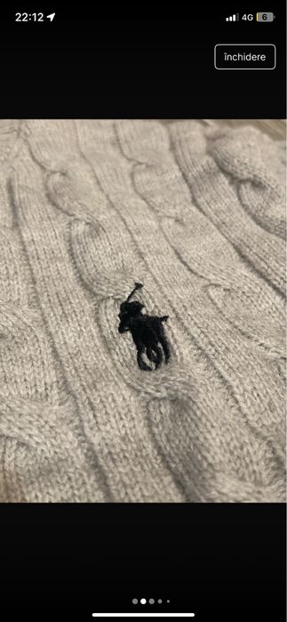 Pulover Polo Ralph Lauren Gri