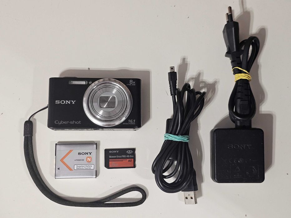 Y2K Aparat Foto digital compact Sony DSC W730 16.1MP 8x Zoom