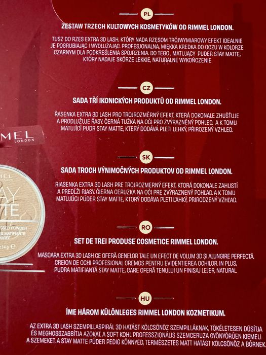 Set Rimel gene creion dermatograf pudra mata