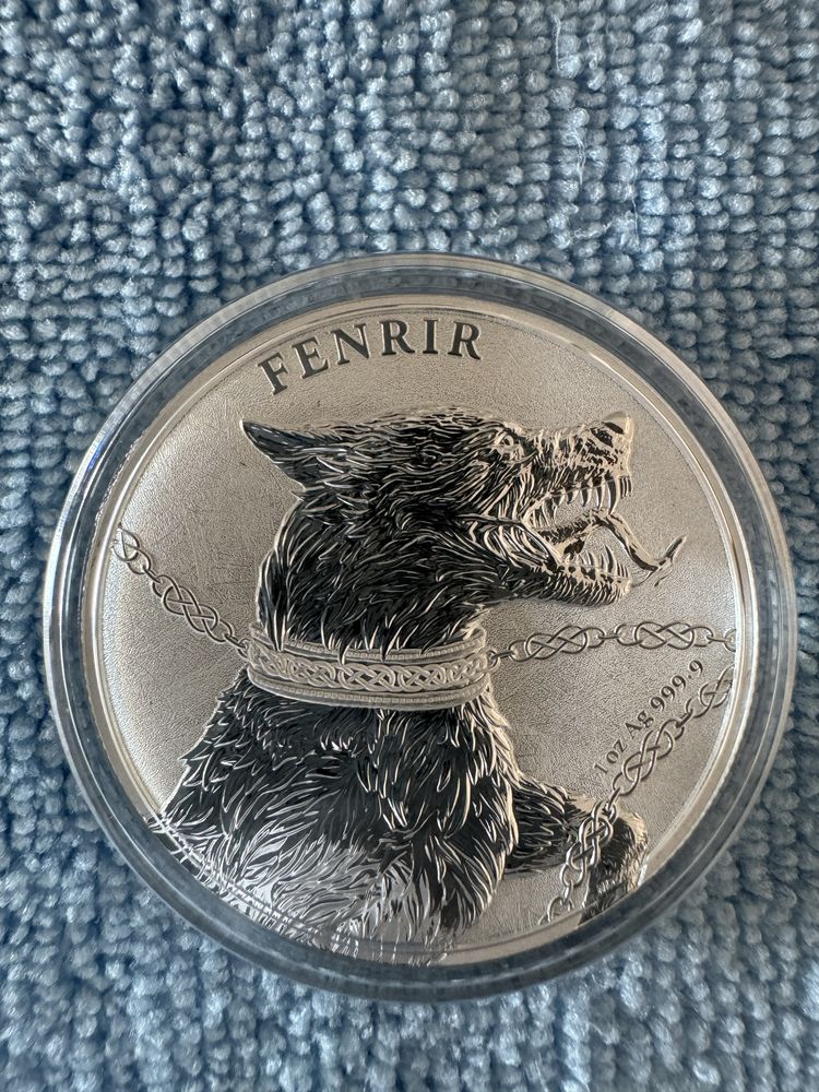 Monedă argint Germania Mint Germania Beasts: Fenrir - Ediție limitată