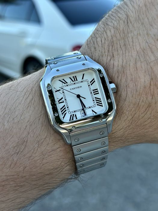 ceas cartier santos stainless steel 40,mm