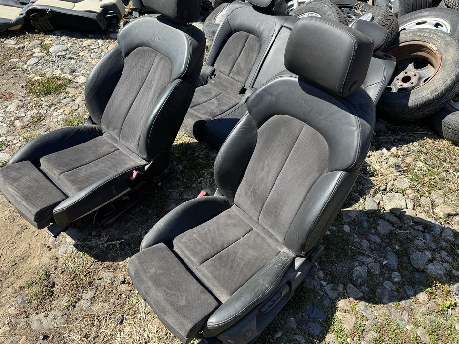 Scaune fata interior Audi A7 Sline 2012 piele