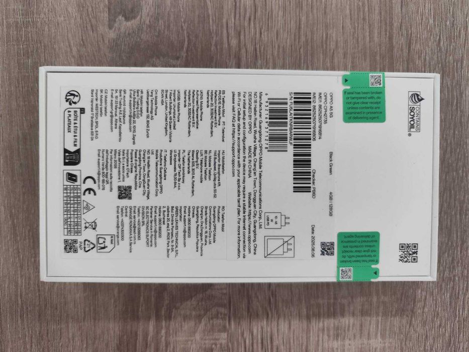 Мобилен Телефон OPPO A5 5G 4gb/128gb ROM