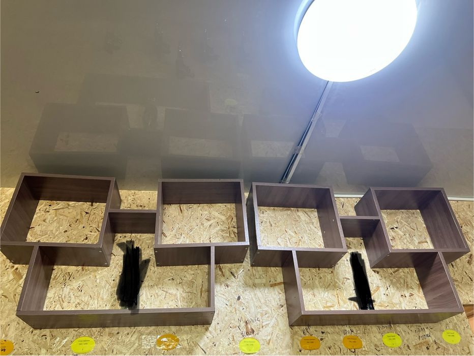 Полки навесные, настенные, 2 шт