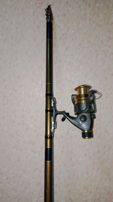 Продаётся удочка 4.5 метров в отличном состоянии в комплекте с катушко