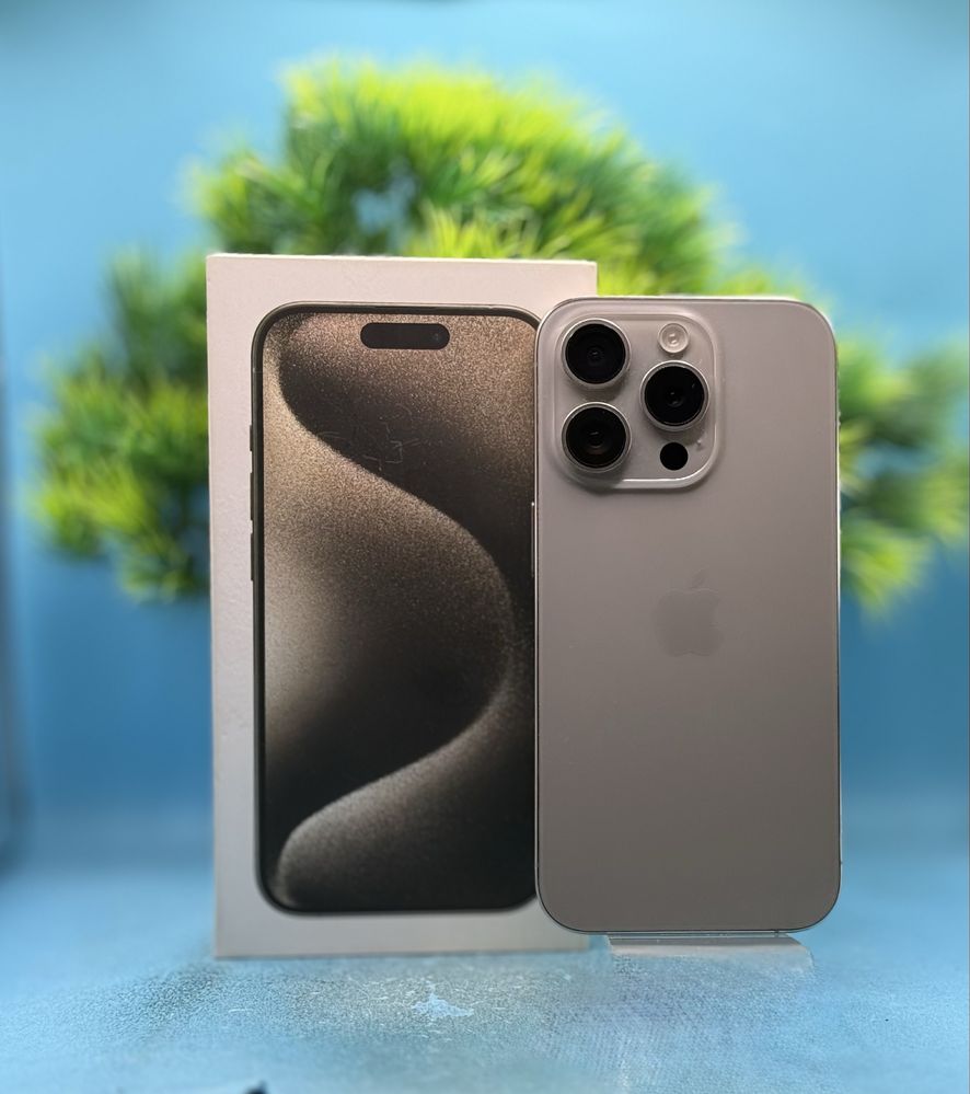 ГАРАНЦИОНЕН!!! Apple iPhone 15 Pro, 128GB, 5G, Natural Titanium