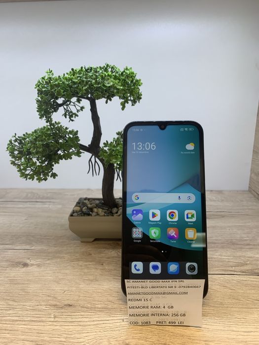 Redmi 15 c  256 gb