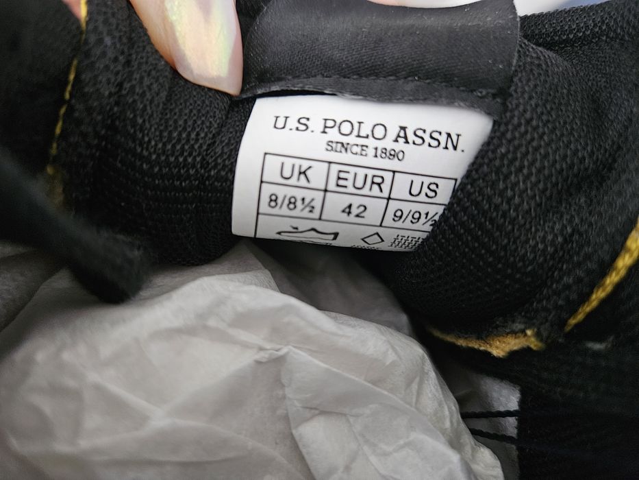 Sneakers barbati noi,U.S Polo Assn,marimea 42