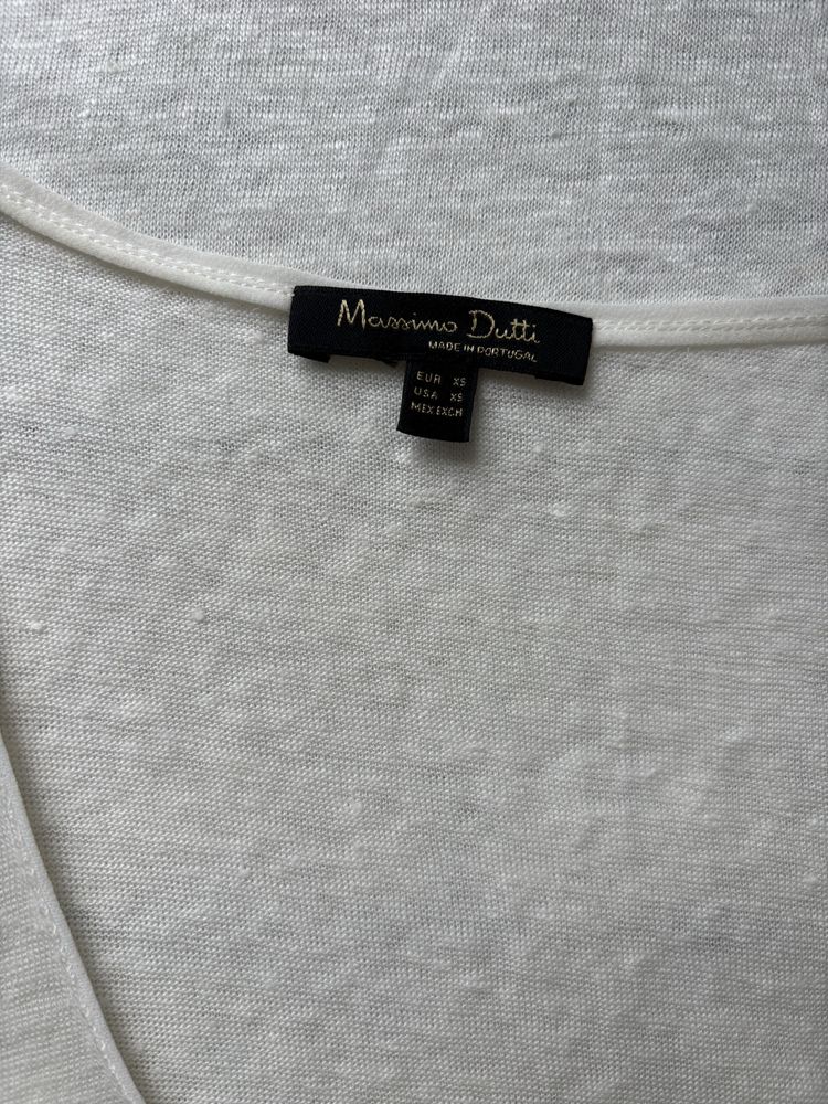 Massimo Dutti топове плетиво, коприна, лен