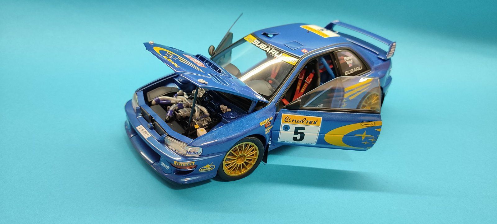 1:18 модел Subaru Inpreza WRC 1999 #5 Burns/Reid AutoArt