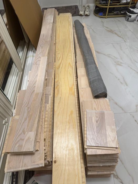 Паркетная демонтированная доска