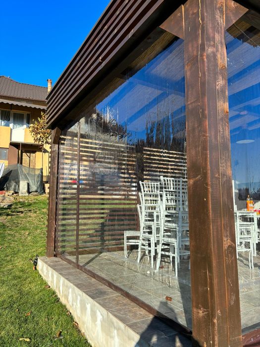 Folie PVC terase si foisoare/ folie terasa transparenta