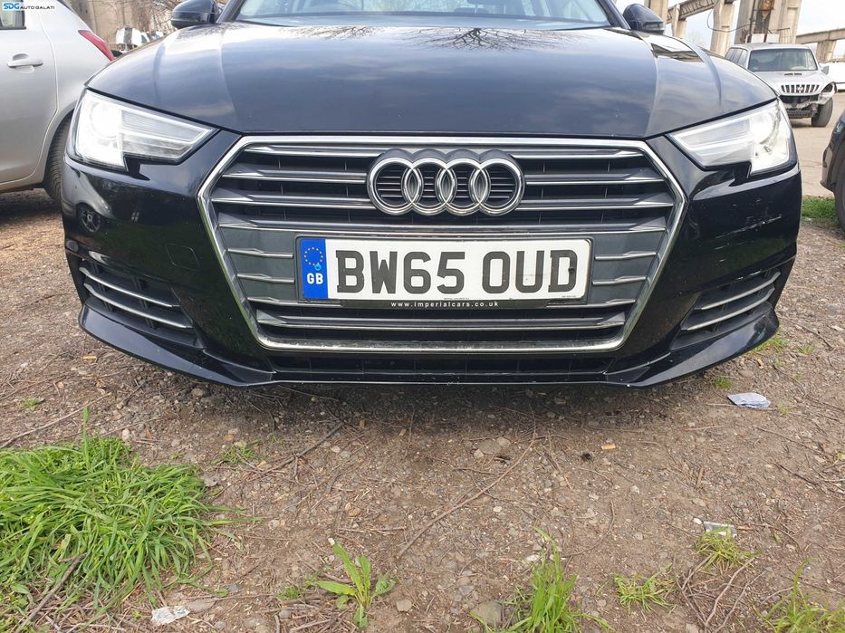 Bara Spoiler Fata Completa cu Grila si Emblema Audi A4 B9 NFL Non Facelift 2015 - 2019 Culoare LY9B [K4032]