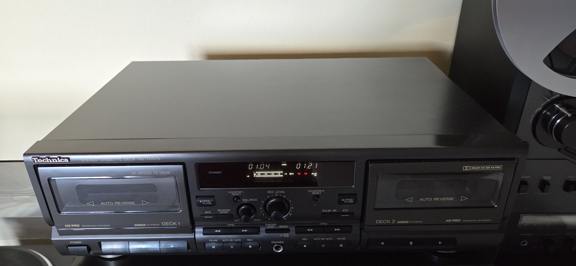 Technics deck rs tr 575 cu inregistrare pe ambele casete
