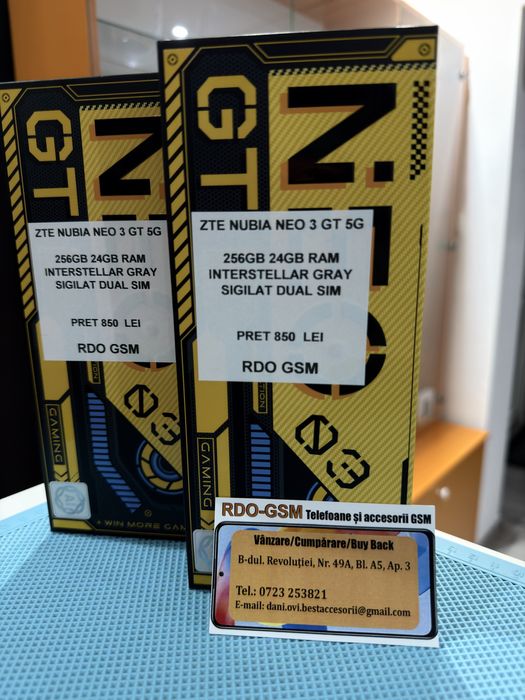 Nubia Zte Neo 3 Gt 256gb 24gb Ram/Sigilat/Garantie