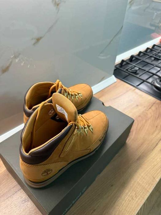 Ghete Timberland Euro Rock MD Hiker Wheat Nubuck bej mustar maro camel