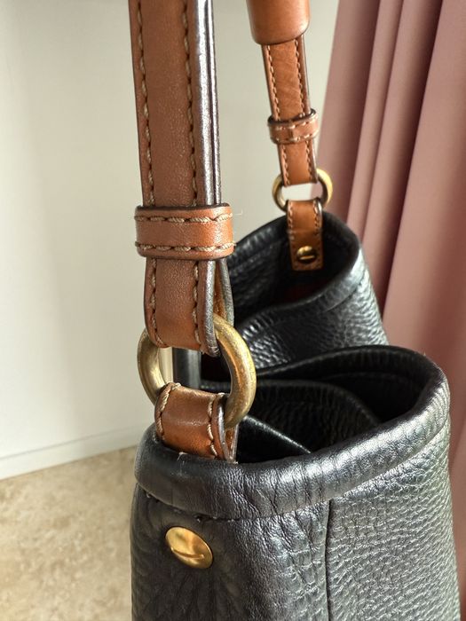 Geanta Marc Jacobs din piele naturala, neagra, stare buna