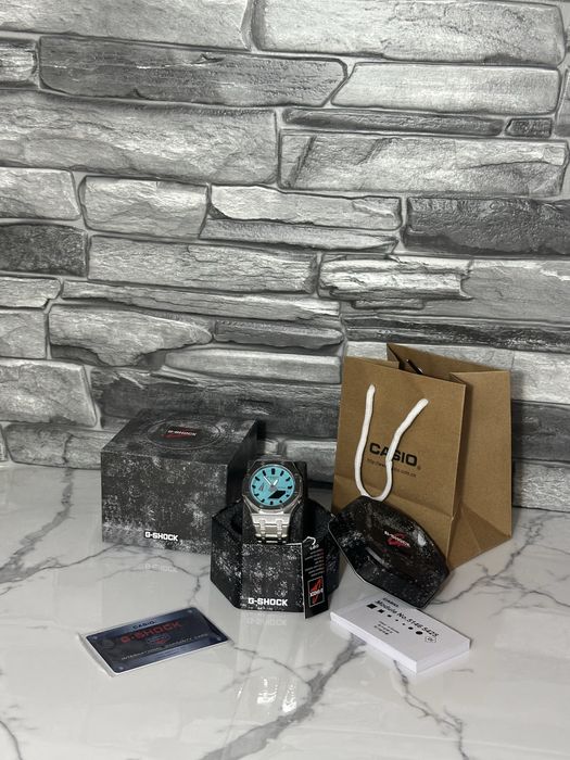 Casio G-Shock AP Mod Argint X Tiffany Blue