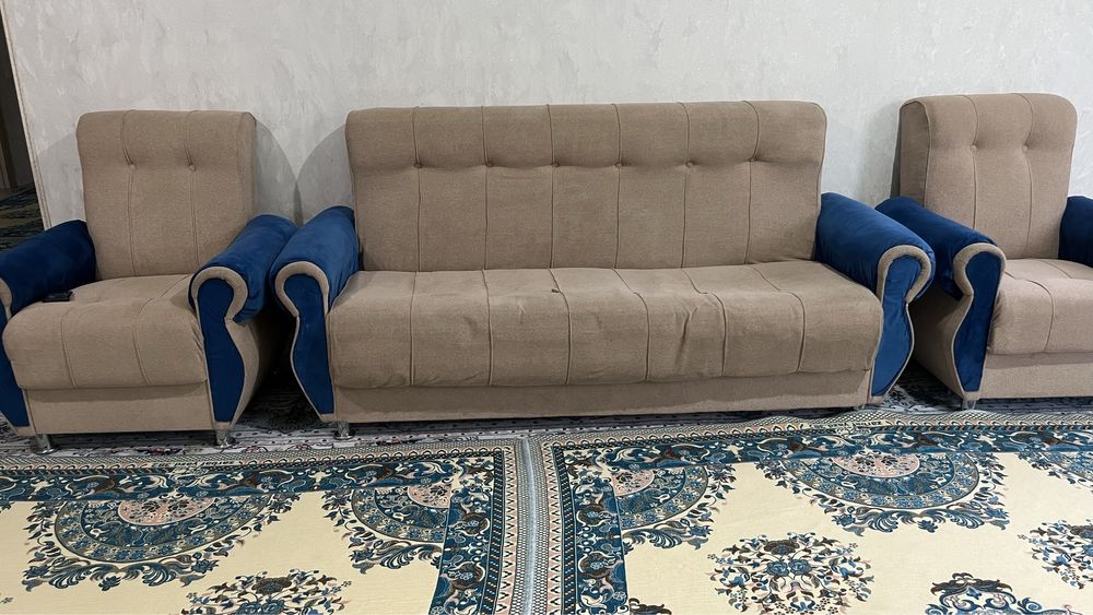 1 диван 2 кресло сапасы жаксы