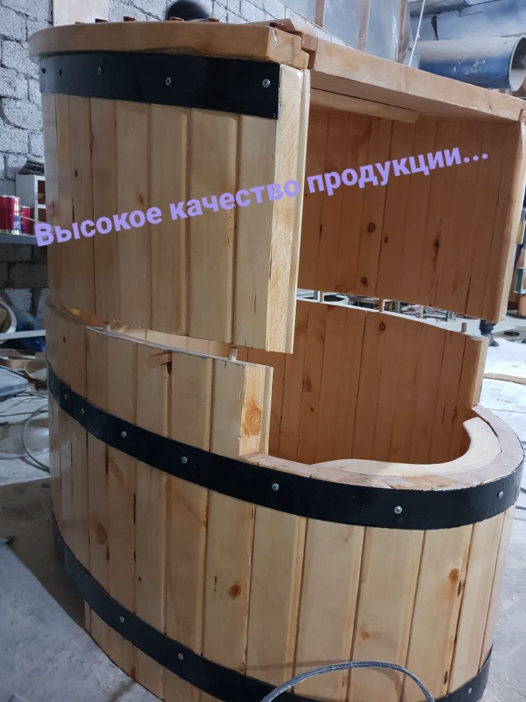 Кедровая бочка. Овальная