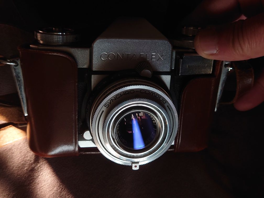 Zeiss Ikon Contaflex  cu obiective Zeiss 50mm  si 115mm