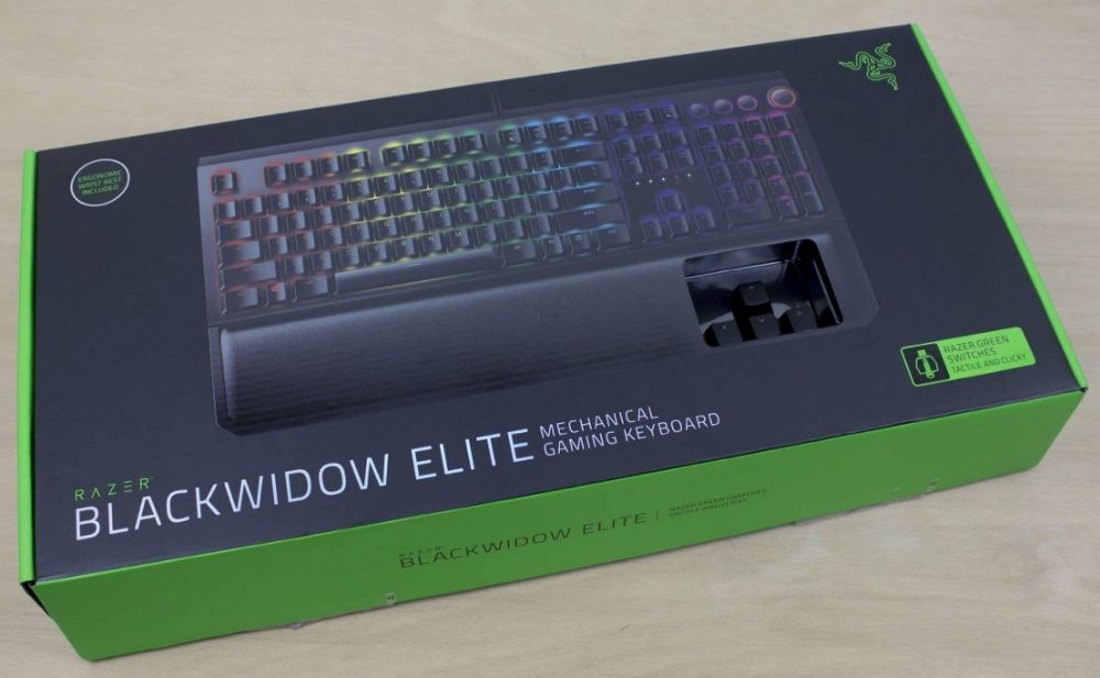 Tastatura Gaming Mecanica Razer BlackWidow Elite Green Chroma RGB noua