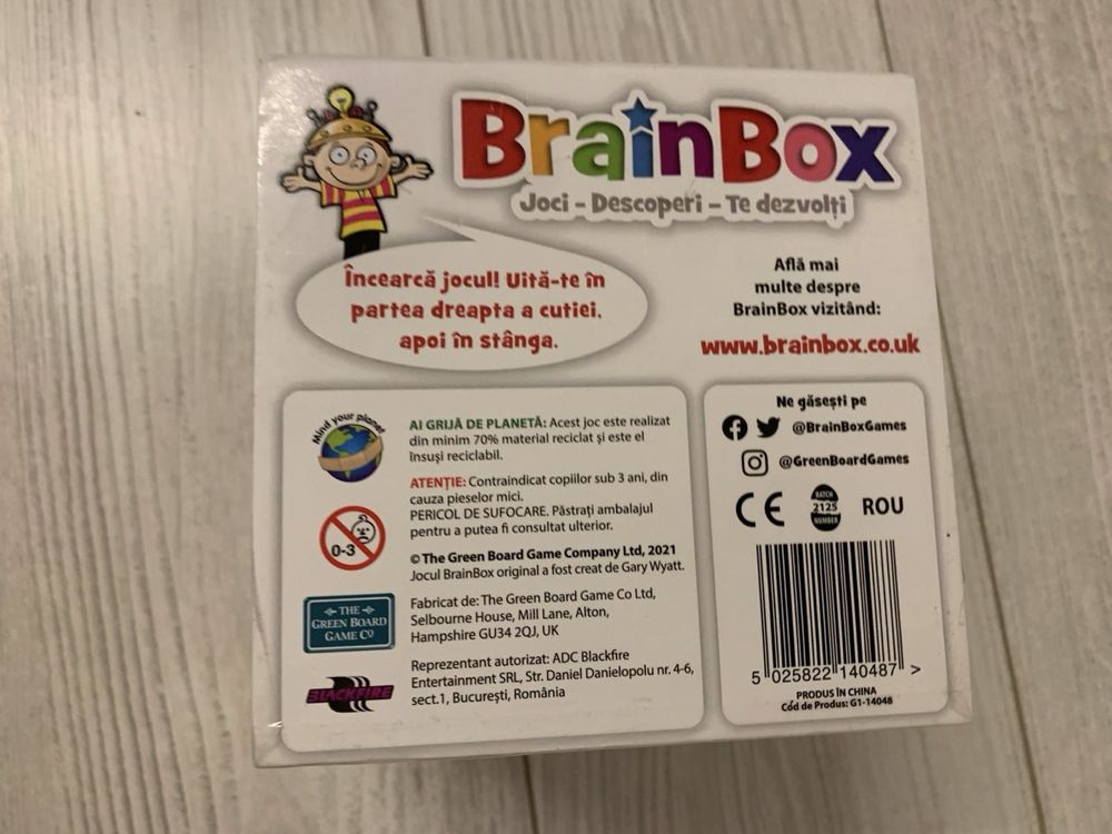 Joc Brainbox 55 carti de joc