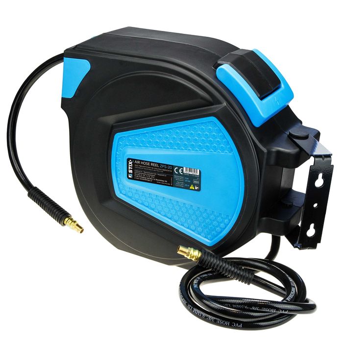 Автоматична макара с маркуч за въздух, 20 метра STIX