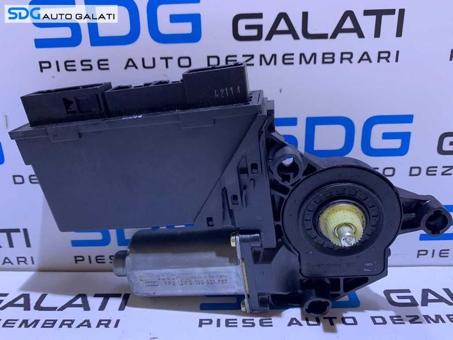 Motoras Macara cu Modul Control Geamuri Usa Portiera Stanga Spate Pasager Audi A4 B6 2001 - 2005 Cod 8E0959801A 5WK47009BBF 0130821767