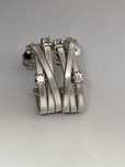Cercei aur alb 18kt. cu diamante Marco Bicego