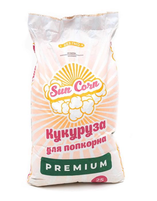Зерно для попкорна SunCorn Premium бабочка 25 кг