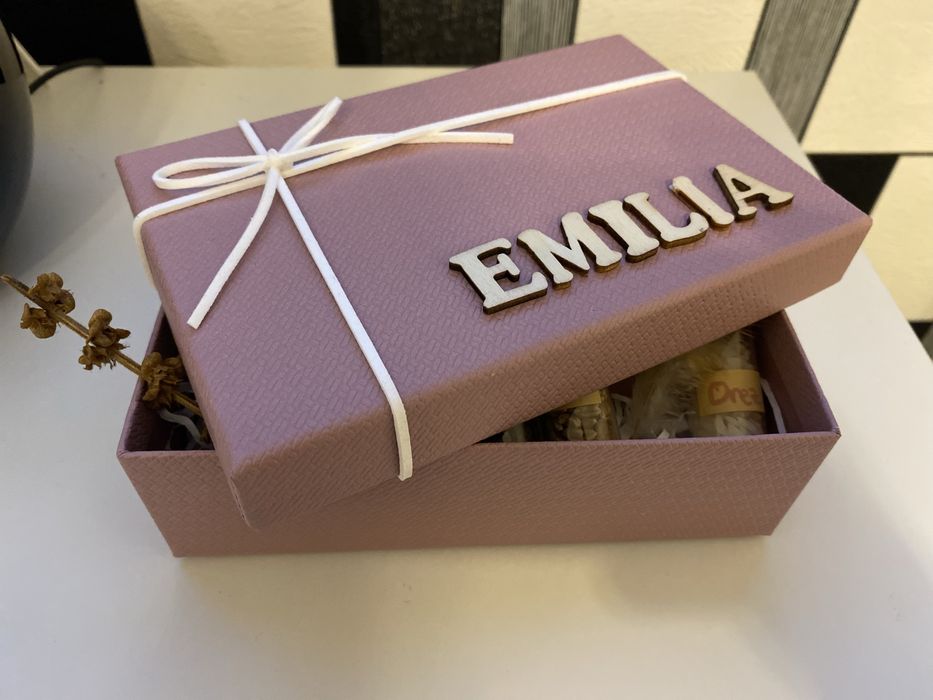 Set botez personalizat cutie ingrediente baita a doua zi