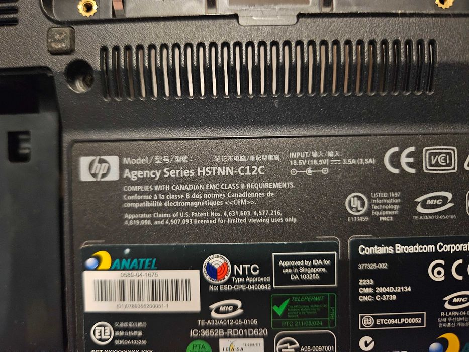 Piese laptop HP Compaq NX6125