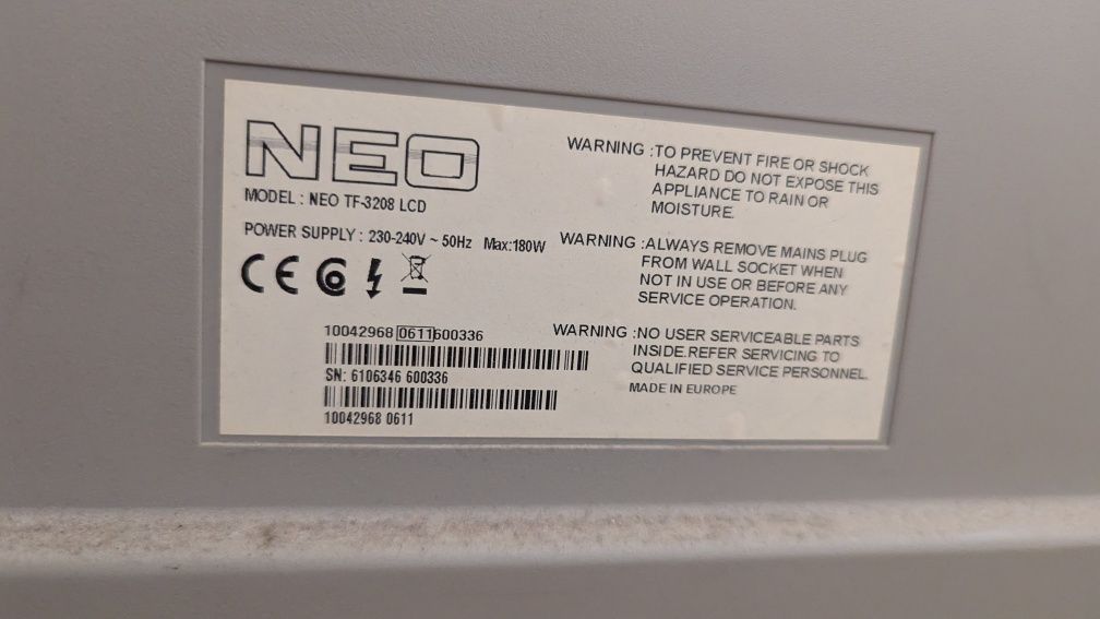 Телевизор NEO 32 инча с LCD дисплей.