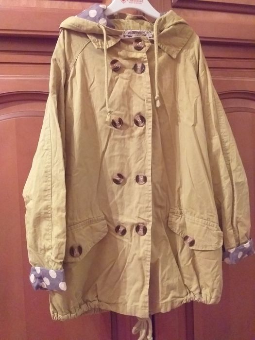 Куртка-плащ для девочки на ростом 130-150 см