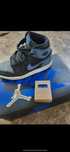 Jordan 1 high albastru si negru