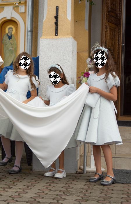 Rochițe eveniment! Pt. fete! 3 buc mărimi, 128/134,-134/140, - 140/146