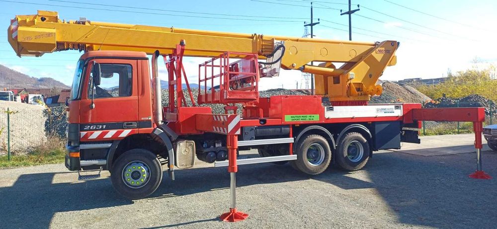 Nacela PRB 40m Mercedes Actros 2631, An Fabricatie : 2002,  291200 km