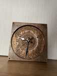Ceas de perete vintage din lemn