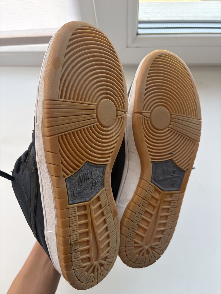 Кроссовки Nike sb dunk темного синего цвета