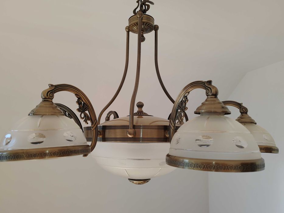 Candelabru bronz cristal PREMIUM