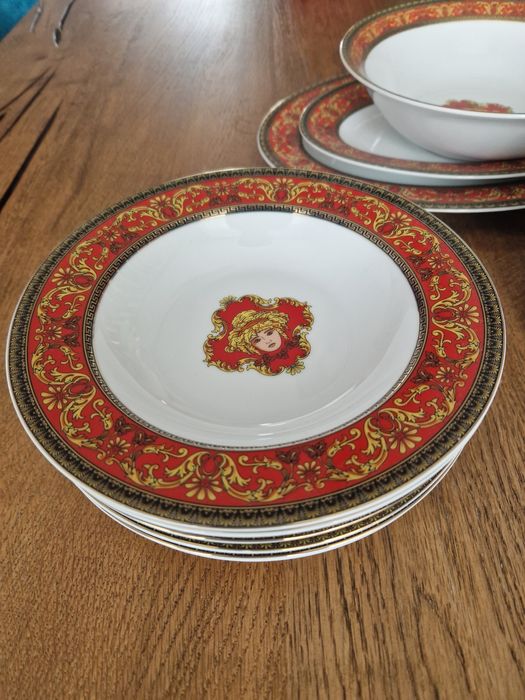 Set porțelan lux Baroque Gold – stil Versace – 6 persoane – nou!