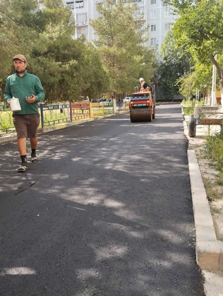 Ulladchik Asfalt Yotqizish Xizmati Samarqand Beton Styashka Sement