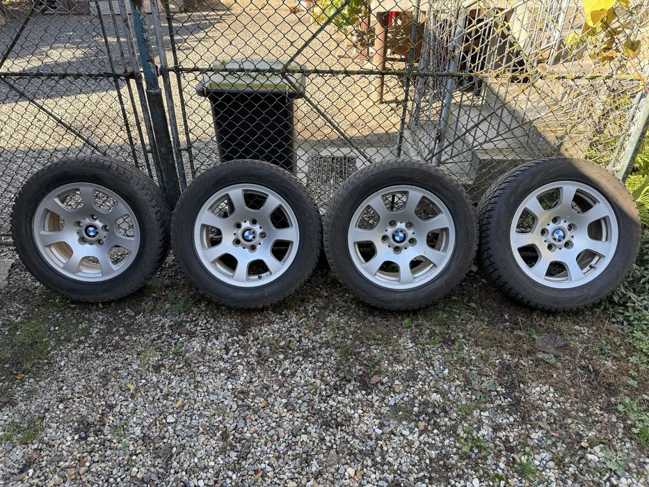 Jante originale Bmw style 134 seria 5 e60 e61 16 inch + cauciuri iarnă
