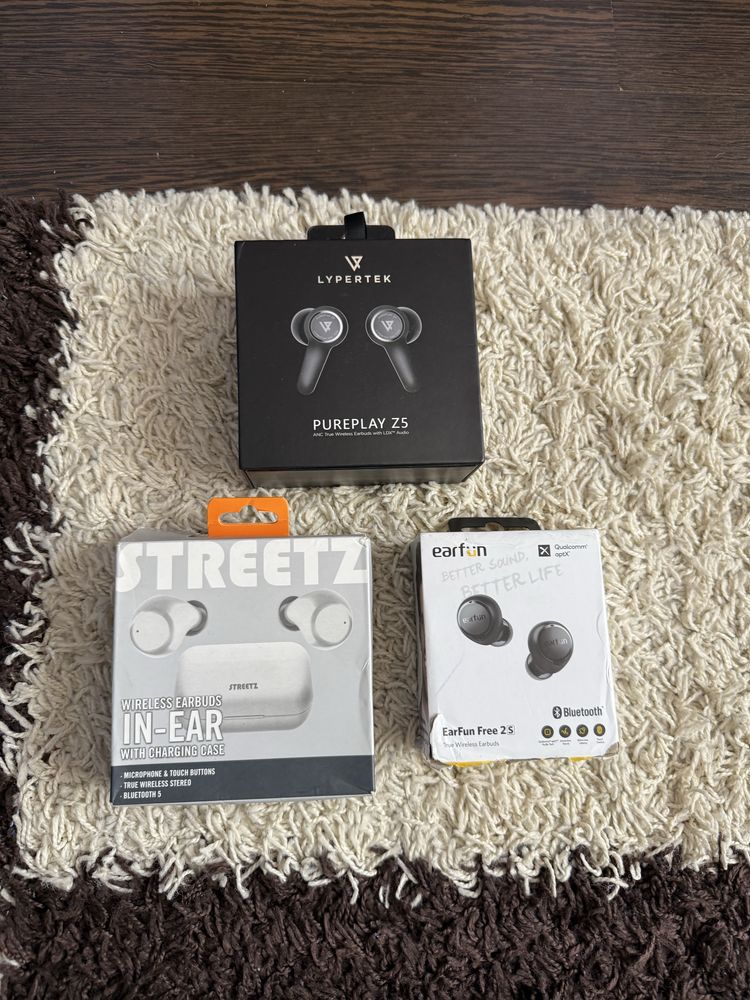 Casti wireless Lypertek Pureplay Z5/EarFun Free 2S/Streetz TWS-111