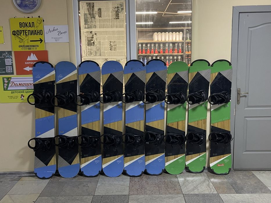 Сноуборд с креплением в отличном состоянии