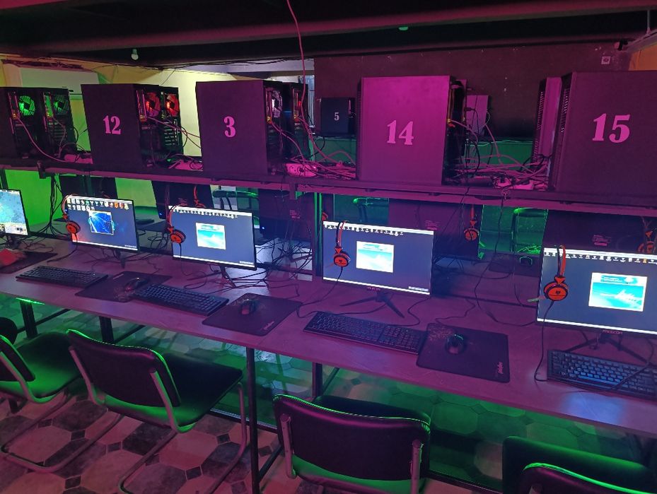 Tayyor biznes sotiladi game klub 14 ta komp