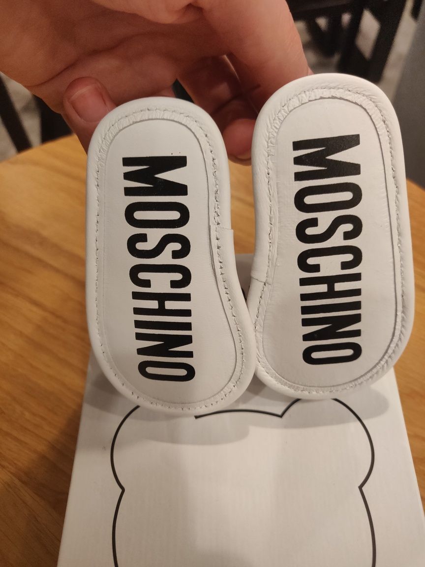 Moschino Kids Teddy Bear Leather Sandals номер 16 код 5A