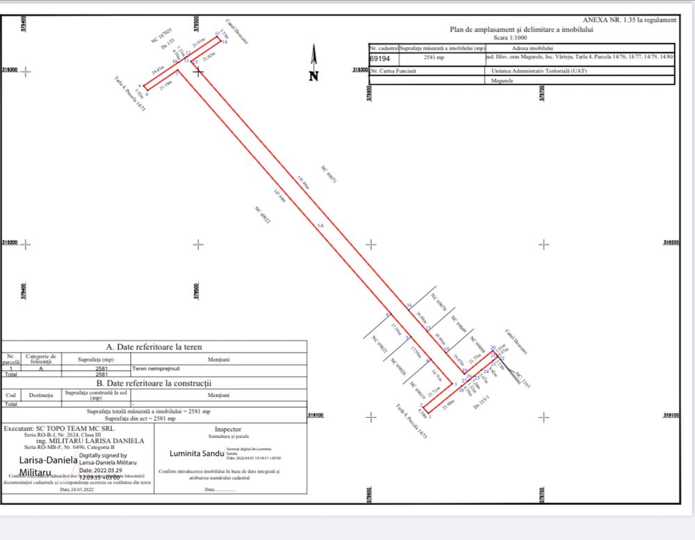 Teren de 5.000 mp intravilan 2Lp